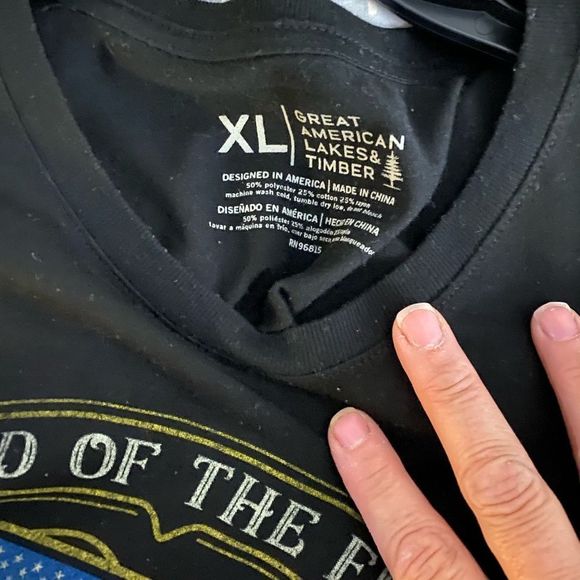 United States of America black T-shirt - Picture 3 of 5